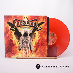 Girlschool Guilty As Sin LP Vinyl Record - Front Cover & Record