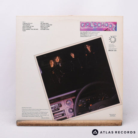 Girlschool - Hit And Run - Red LP Vinyl Record - EX/EX