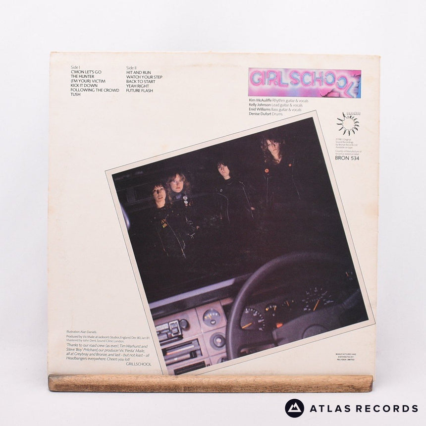 Girlschool - Hit And Run - A//1 B//1 LP Vinyl Record - VG+/EX