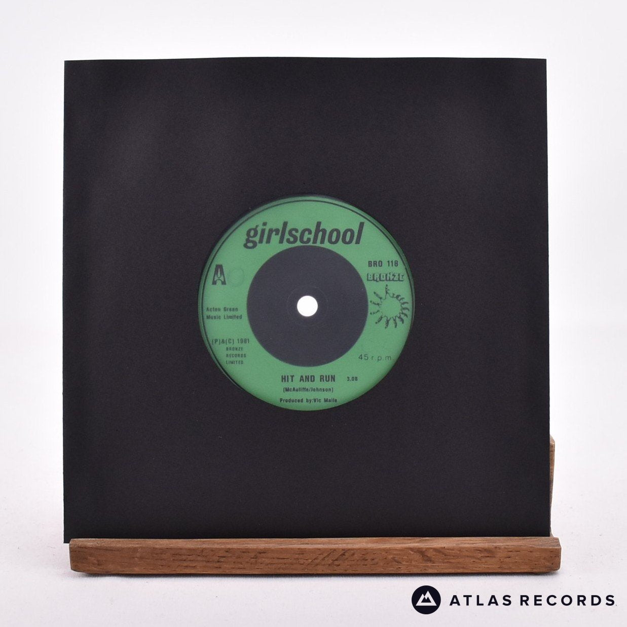 Girlschool Hit & Run 7" Vinyl Record - In Sleeve