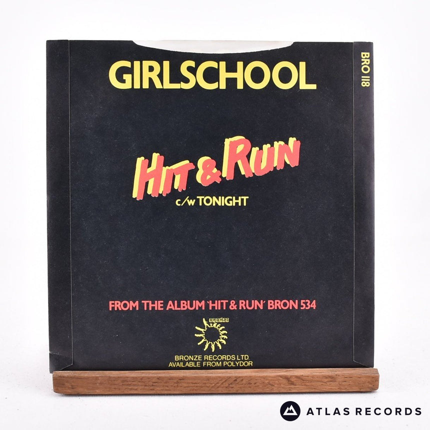 Girlschool - Hit & Run - 7" Vinyl Record - EX/EX