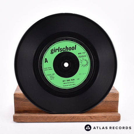 Girlschool - Hit & Run - 7" Vinyl Record - EX/EX