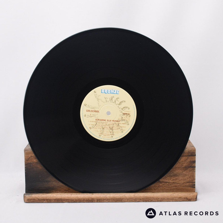 Girlschool - Screaming Blue Murder - Lyric Sheet LP Vinyl Record - VG+/EX