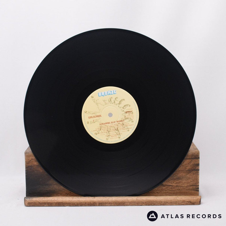 Girlschool - Screaming Blue Murder - Lyric Sheet LP Vinyl Record - VG+/EX