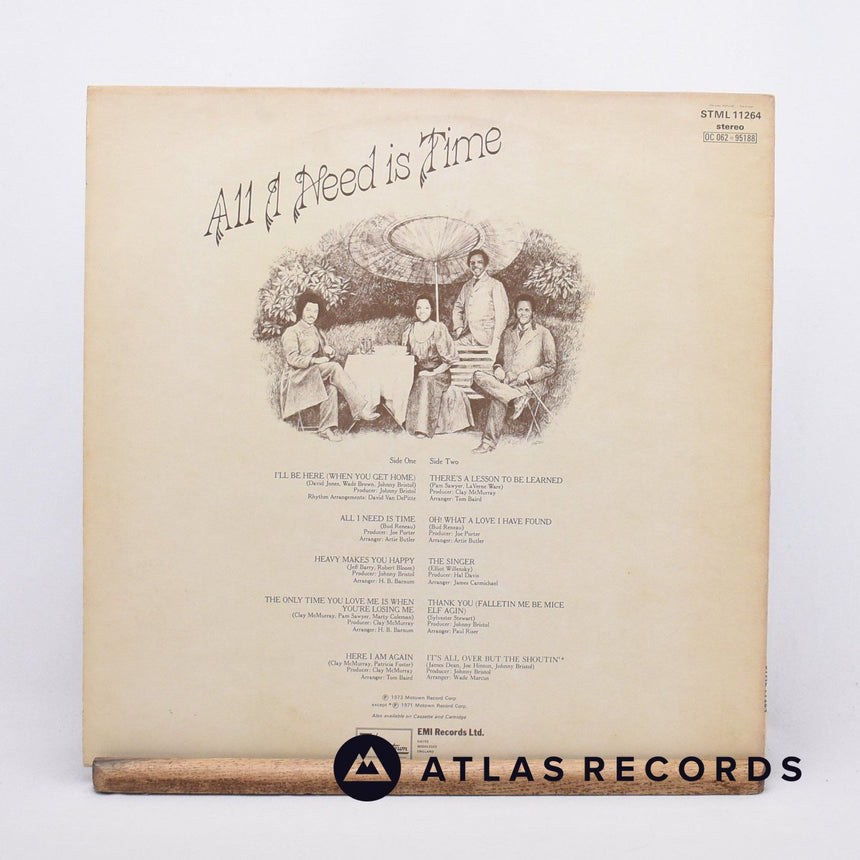 Gladys Knight And The Pips - All I Need Is Time - LP Vinyl Record - VG+/EX