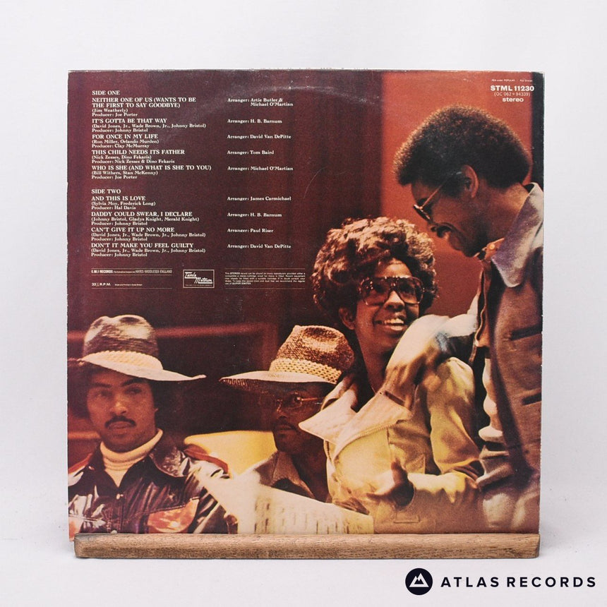 Gladys Knight And The Pips - Neither One Of Us - LP Vinyl Record - VG+/VG+