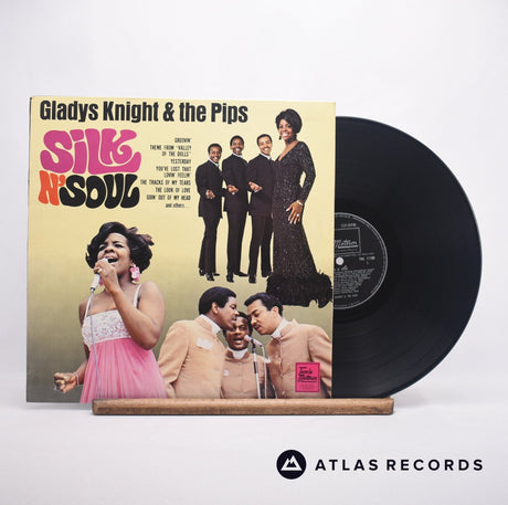 Gladys Knight And The Pips Silk N' Soul LP Vinyl Record - Front Cover & Record