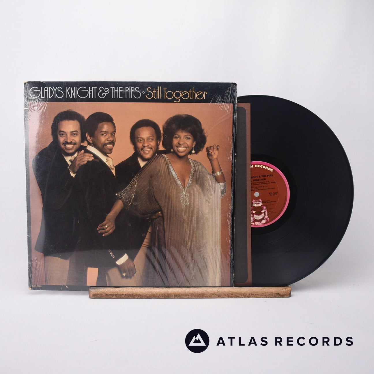 Gladys Knight And The Pips Still Together LP Vinyl Record - Front Cover & Record