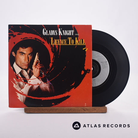 Gladys Knight Licence To Kill 7" Vinyl Record - Front Cover & Record