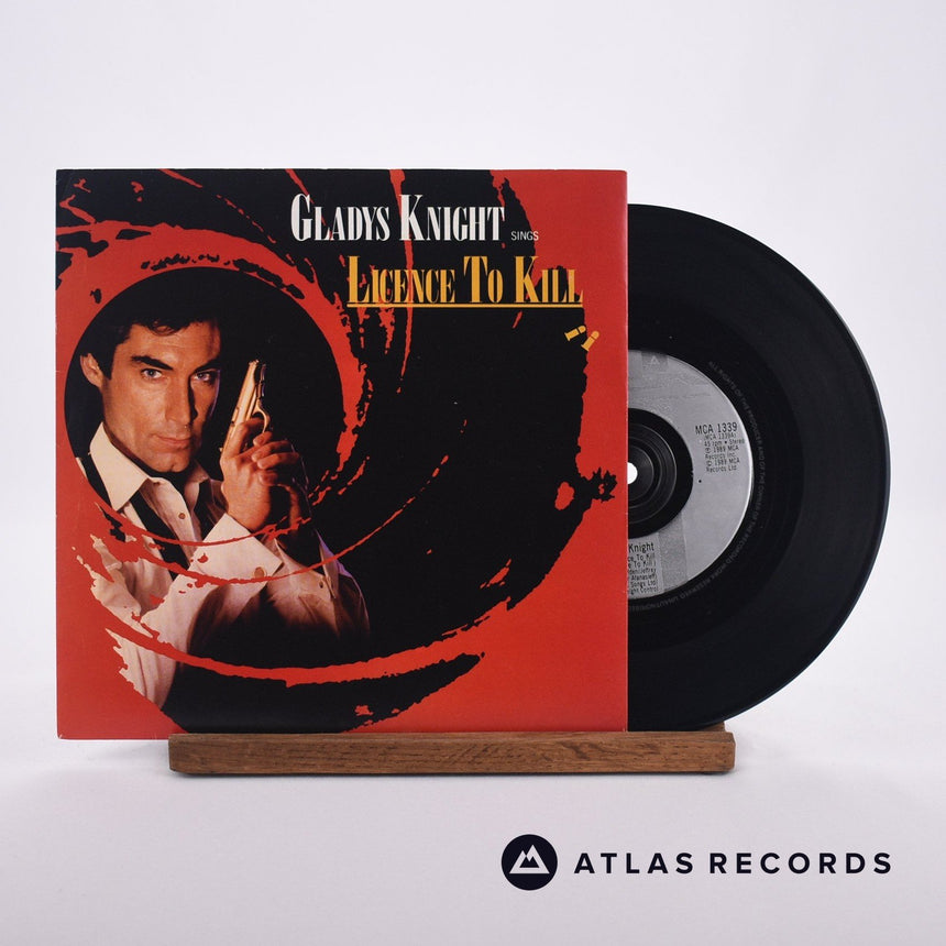 Gladys Knight Licence To Kill 7" Vinyl Record - Front Cover & Record