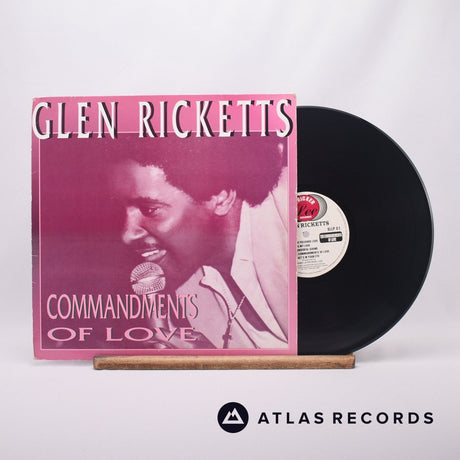 Glen Ricketts Commandments Of Love LP Vinyl Record - Front Cover & Record