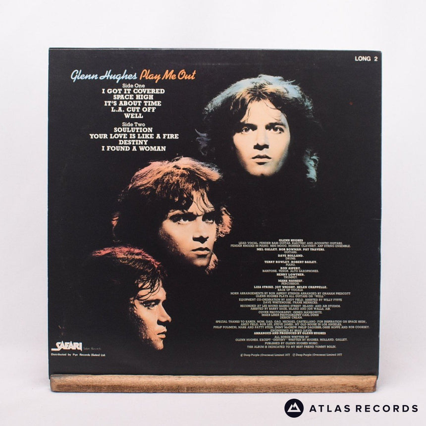 Glenn Hughes - Play Me Out - LP Vinyl Record - EX/EX