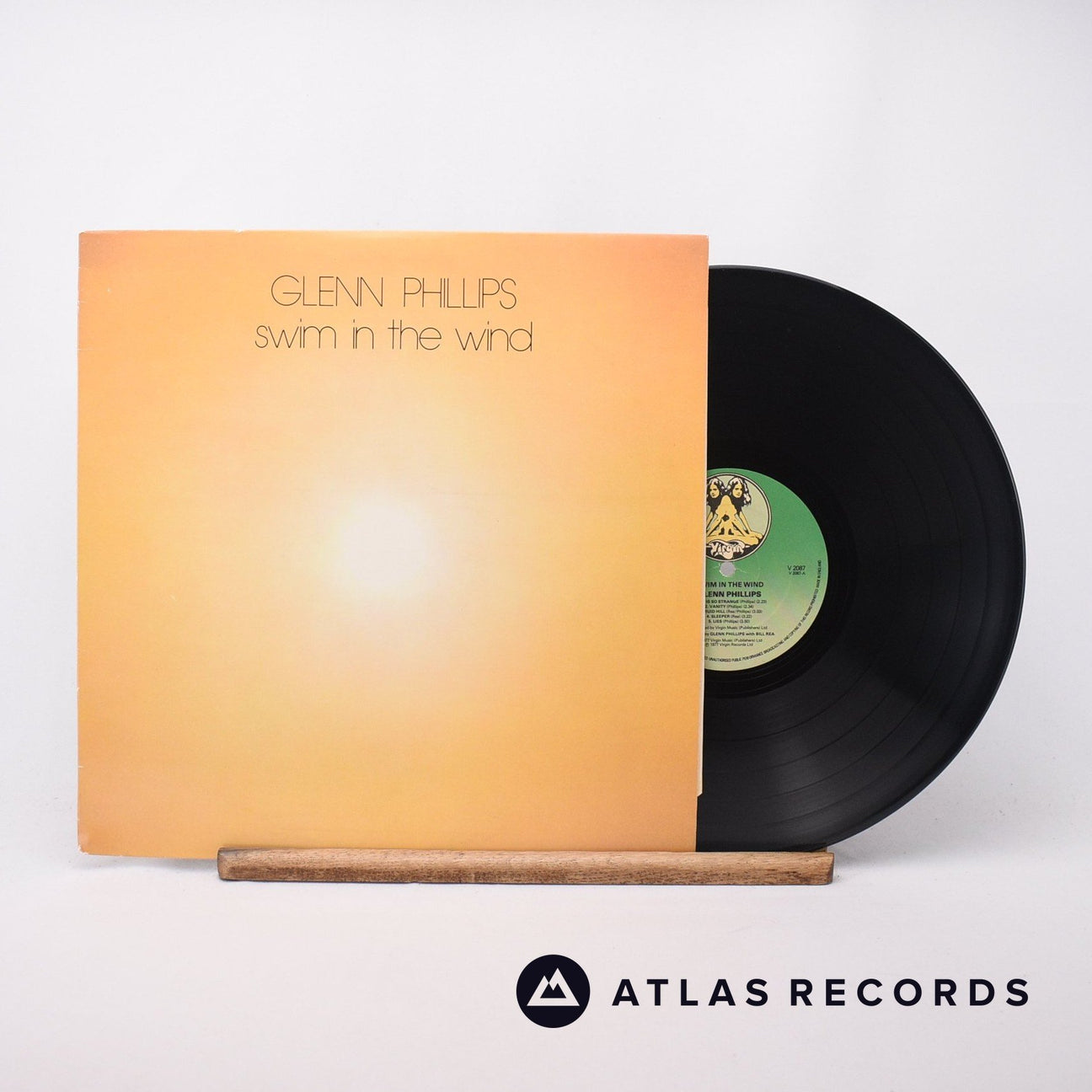 Glenn Phillips Swim In The Wind LP Vinyl Record - Front Cover & Record