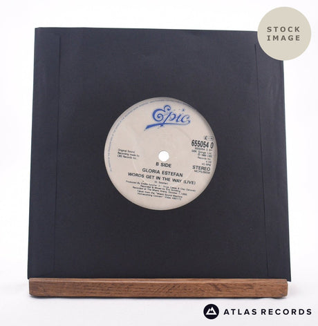 Gloria Estefan Don't Wanna Lose You 7" Vinyl Record - Reverse Of Sleeve
