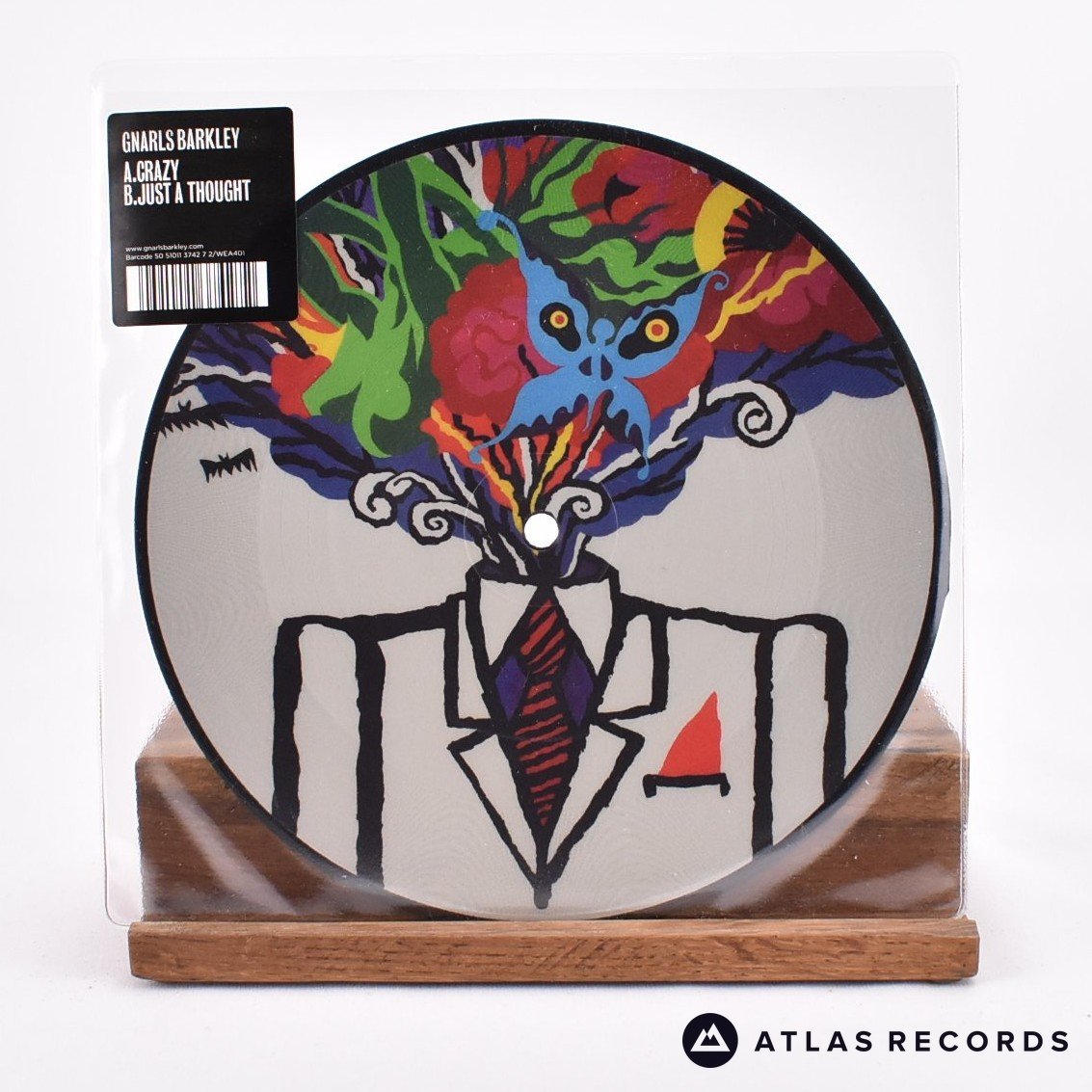 Gnarls Barkley Crazy 7" Vinyl Record - Front Cover & Record