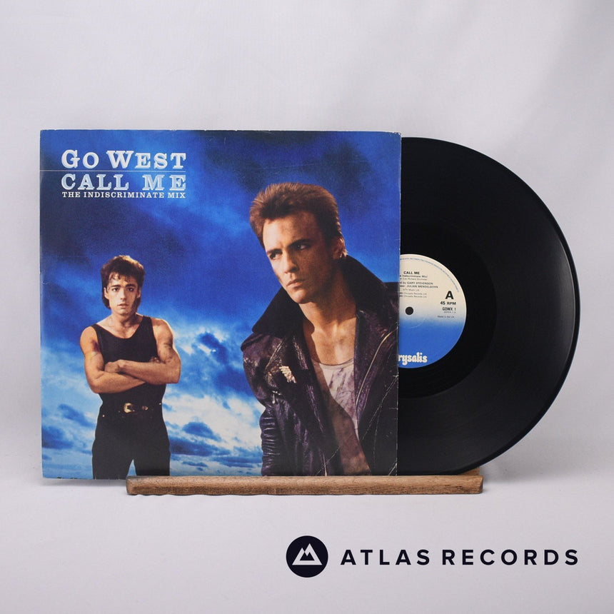 Go West Call Me 12" Vinyl Record - Front Cover & Record