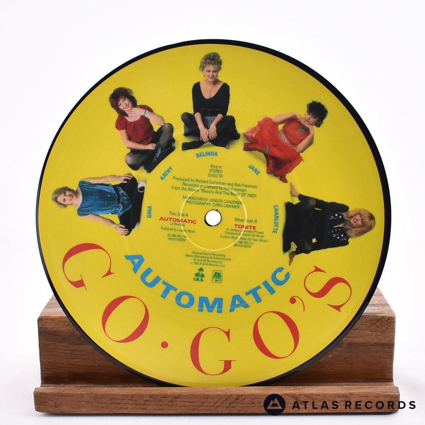 Go-Go's - Automatic - Picture Disc 7" Vinyl Record - EX