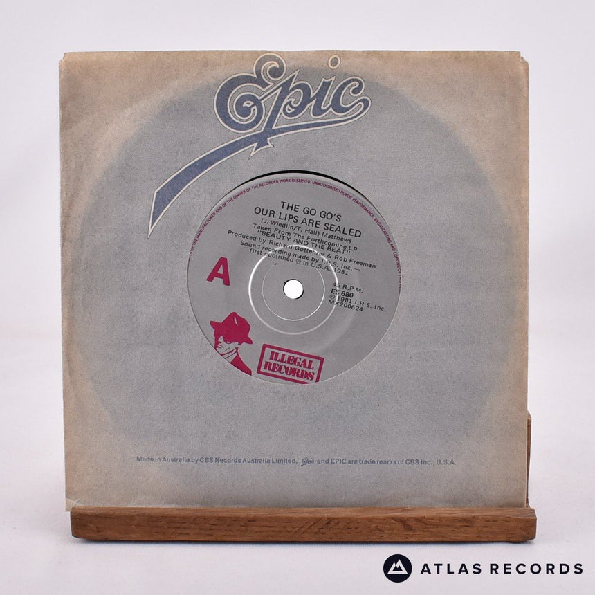 Go-Go's Our Lips Are Sealed 7" Vinyl Record - In Sleeve