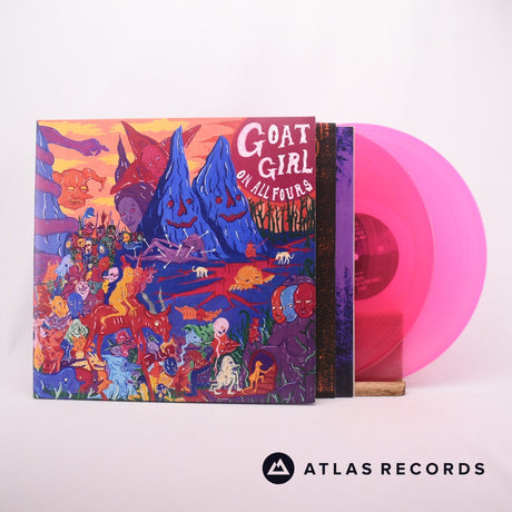 Goat Girl On All Fours 2 x LP Vinyl Record - Front Cover & Record
