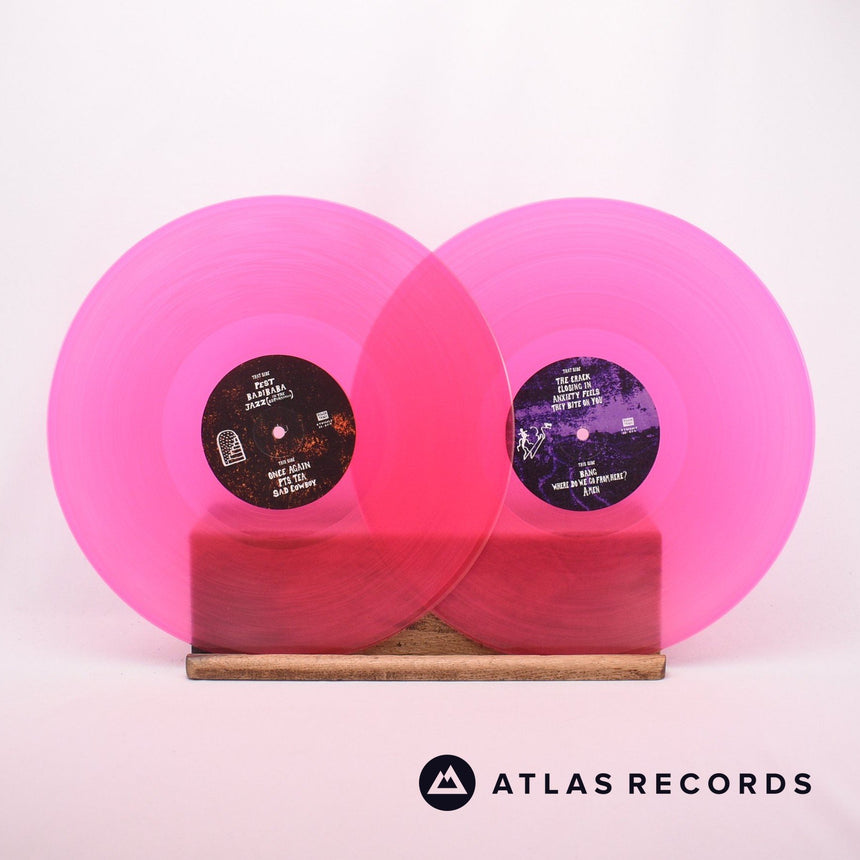 Goat Girl - On All Fours - Pink Transparent 2 x LP Vinyl Record - NM/NM