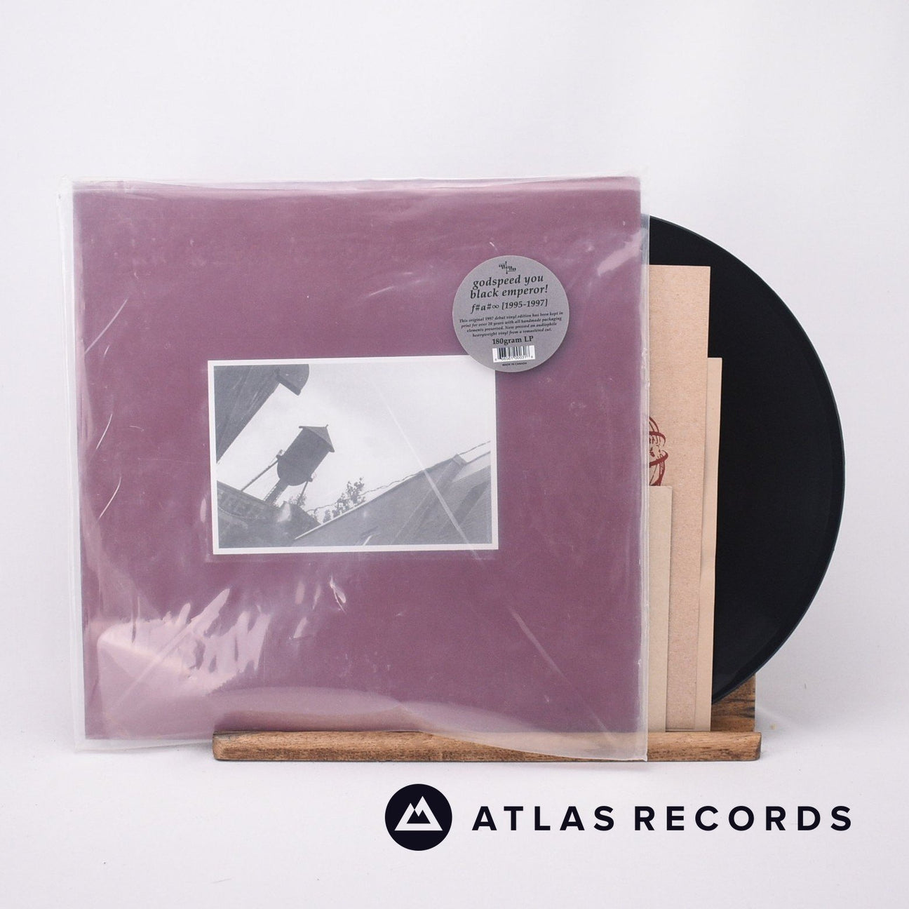 Godspeed You Black Emperor! F♯ A♯ ∞ LP Vinyl Record - Front Cover & Record