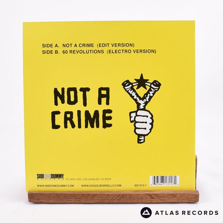 Gogol Bordello - Not A Crime - 7" Vinyl Record - NM/NM