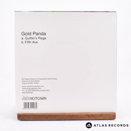 Gold Panda - Quitter's Raga - Limited Edition Reissue 7" Vinyl Record - NM/VG+