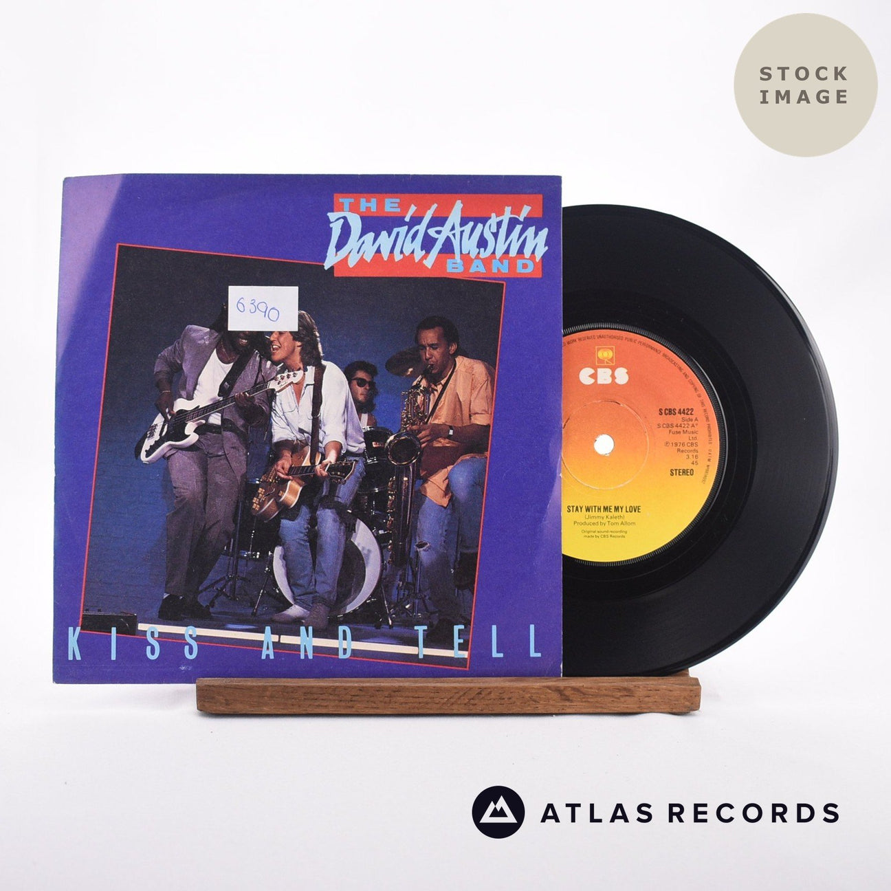 Gold Stay With Me My Love 7" Vinyl Record - Sleeve & Record Side-By-Side