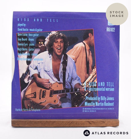 Gold Stay With Me My Love 7" Vinyl Record - Reverse Of Sleeve