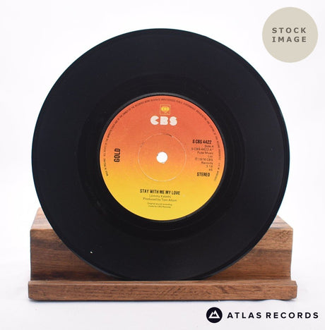 Gold Stay With Me My Love 7" Vinyl Record - Record A Side