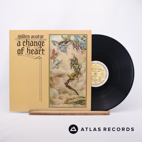 Golden Avatar A Change Of Heart LP Vinyl Record - Front Cover & Record