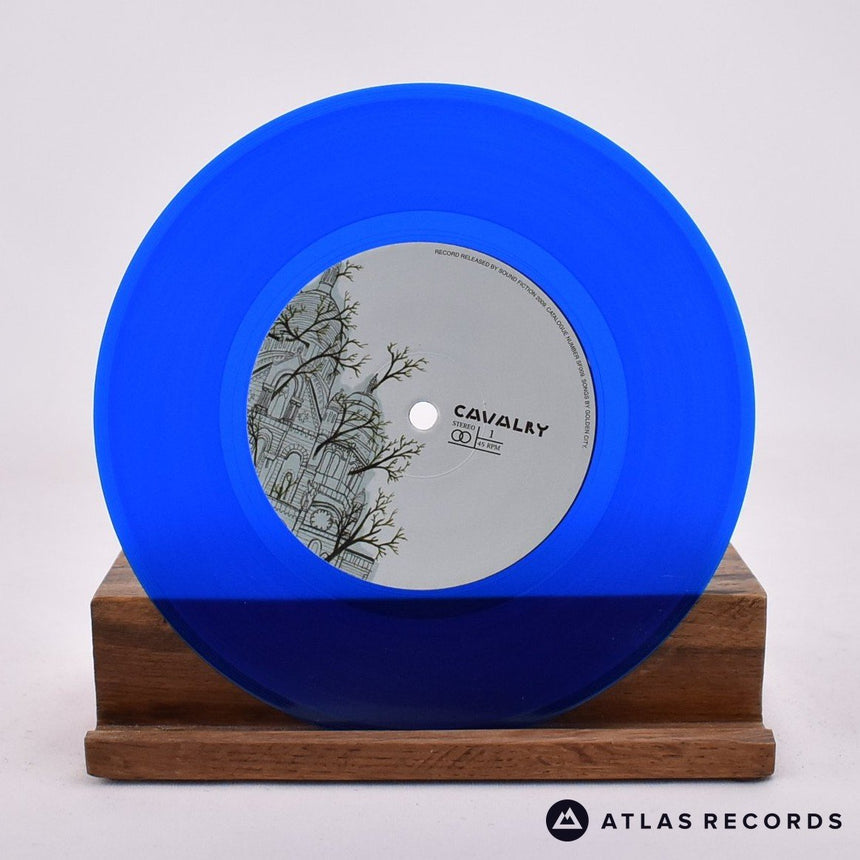 Golden City - Cavalry + Brighten - Blue Transparent 7" Vinyl Record - NM/NM