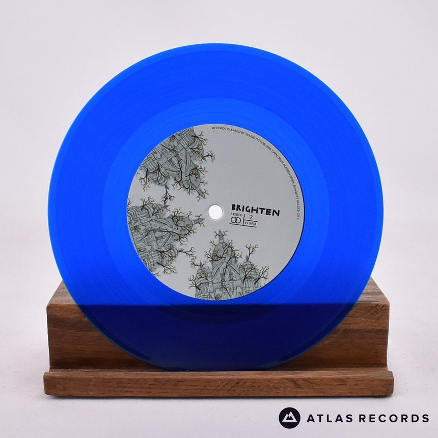 Golden City - Cavalry + Brighten - Blue Transparent 7" Vinyl Record - NM/NM