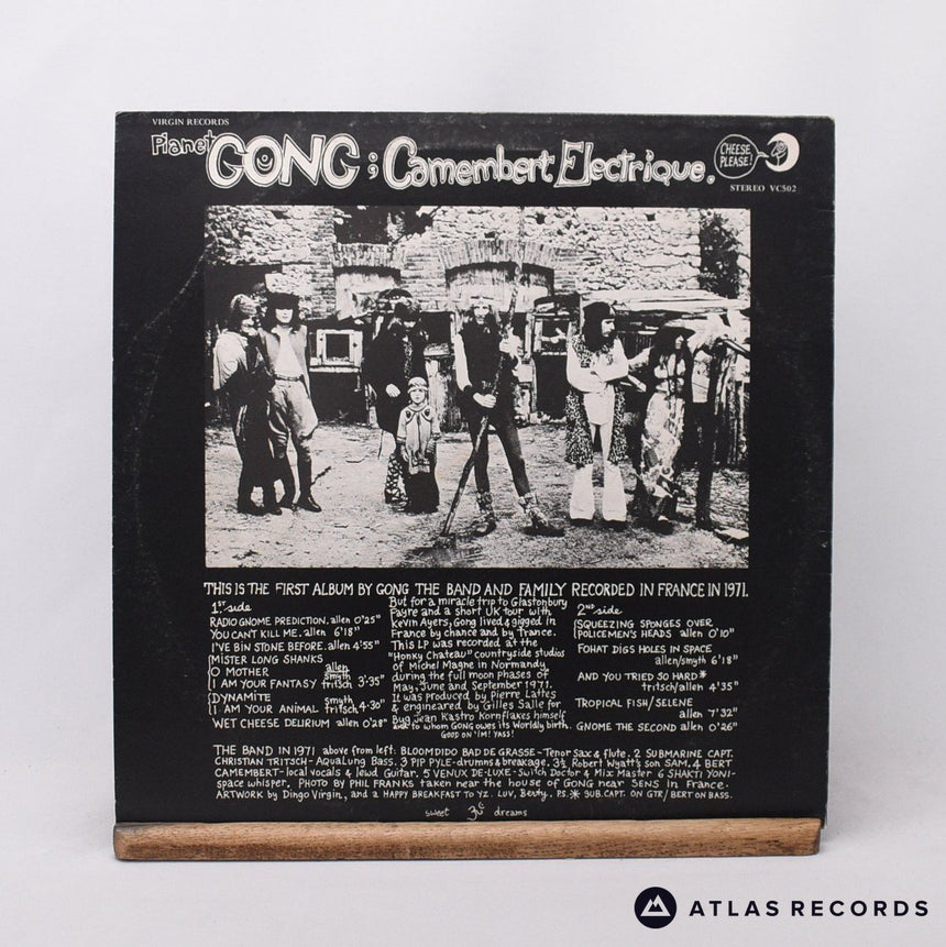 Gong - Camembert Electrique - Reissue LP Vinyl Record - VG+/VG+