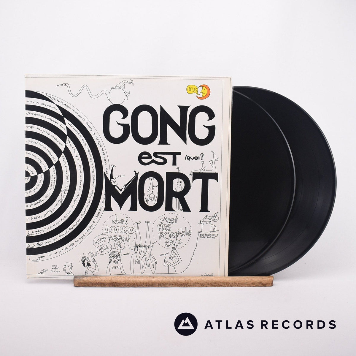 Gong Gong Est Mort 2 x LP Vinyl Record - Front Cover & Record