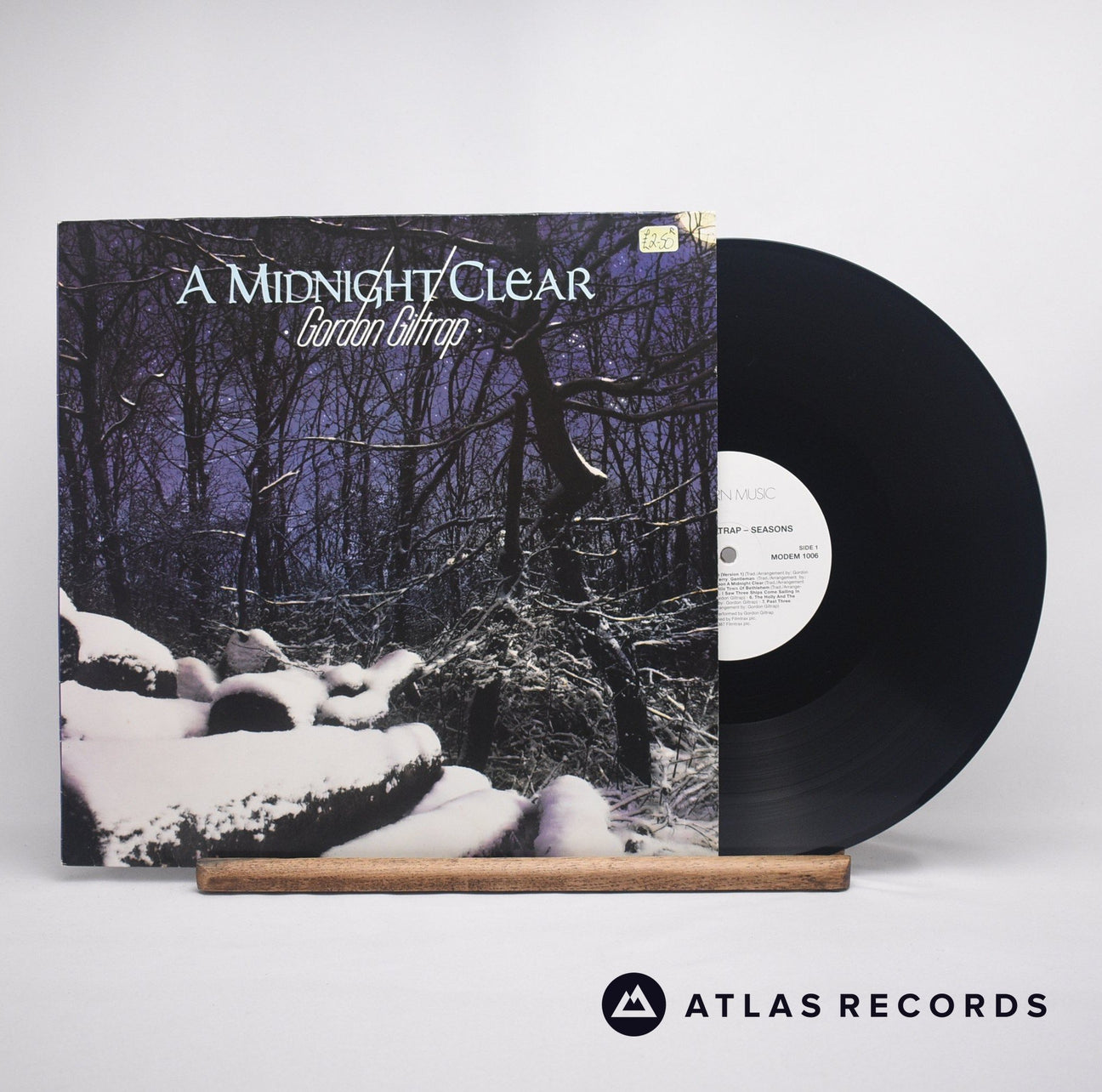 Gordon Giltrap A Midnight Clear LP Vinyl Record - Front Cover & Record