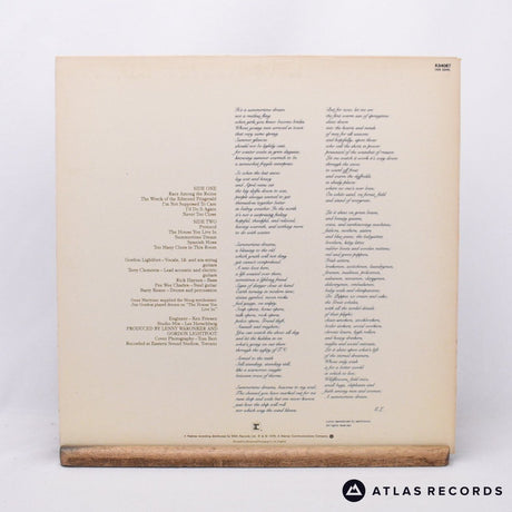 Gordon Lightfoot - Summertime Dream - LP Vinyl Record - EX/EX
