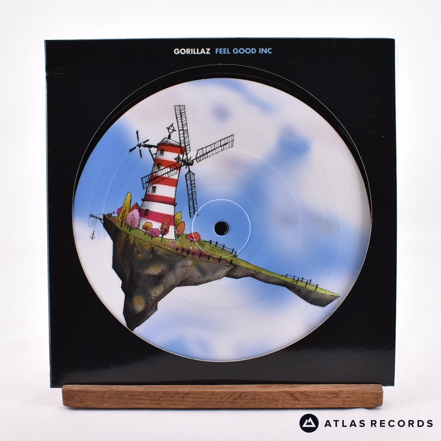 Gorillaz Feel Good Inc 7" Vinyl Record - Front Cover & Record