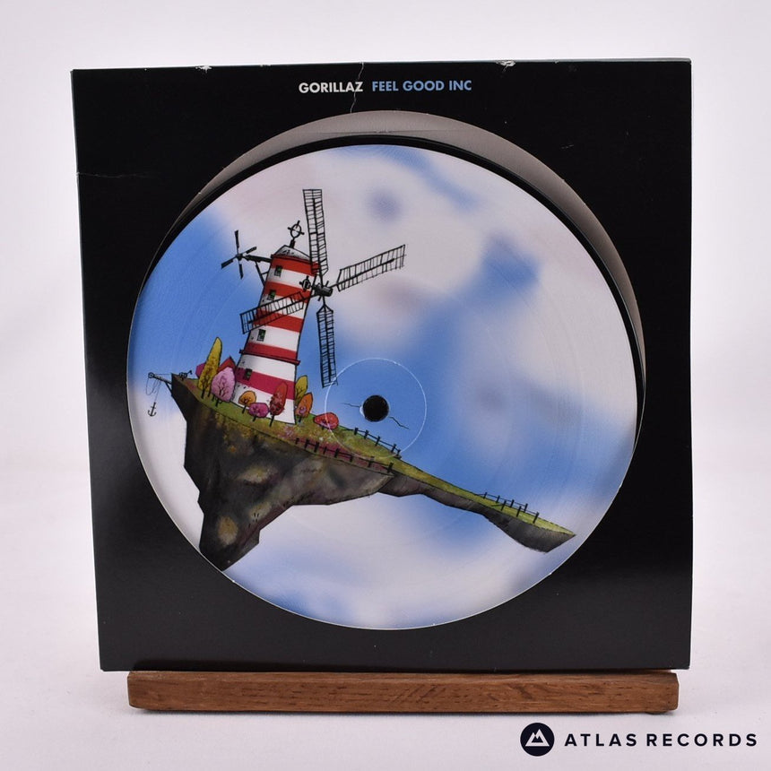 Gorillaz Feel Good Inc 7" Vinyl Record - Front Cover & Record
