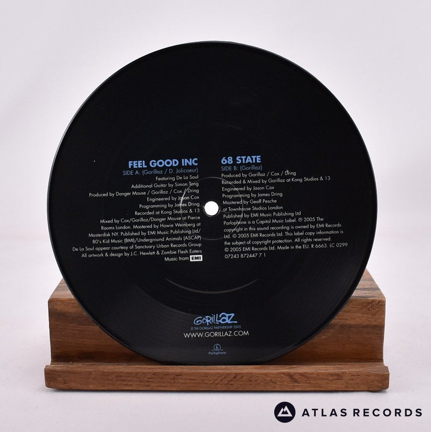 Gorillaz - Feel Good Inc - Limited Edition Picture Disc 7" Vinyl Record - EX/NM