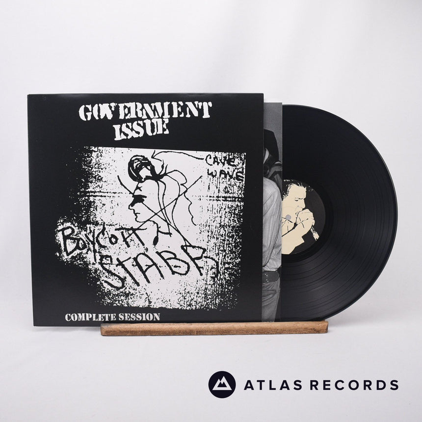 Government Issue Boycott Stabb Complete Session LP Vinyl Record - Front Cover & Record
