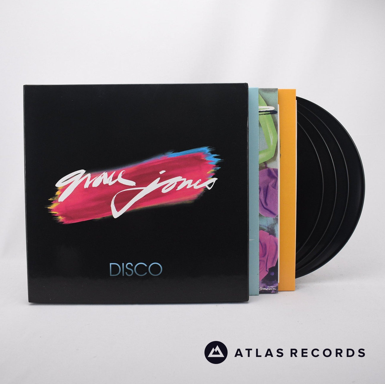 Grace Jones Disco 4 x LP Box Set Vinyl Record - Front Cover & Record