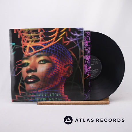 Grace Jones Inside Story LP Vinyl Record - Front Cover & Record