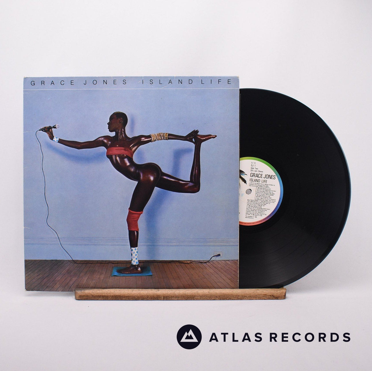Grace Jones Island Life LP Vinyl Record - Front Cover & Record