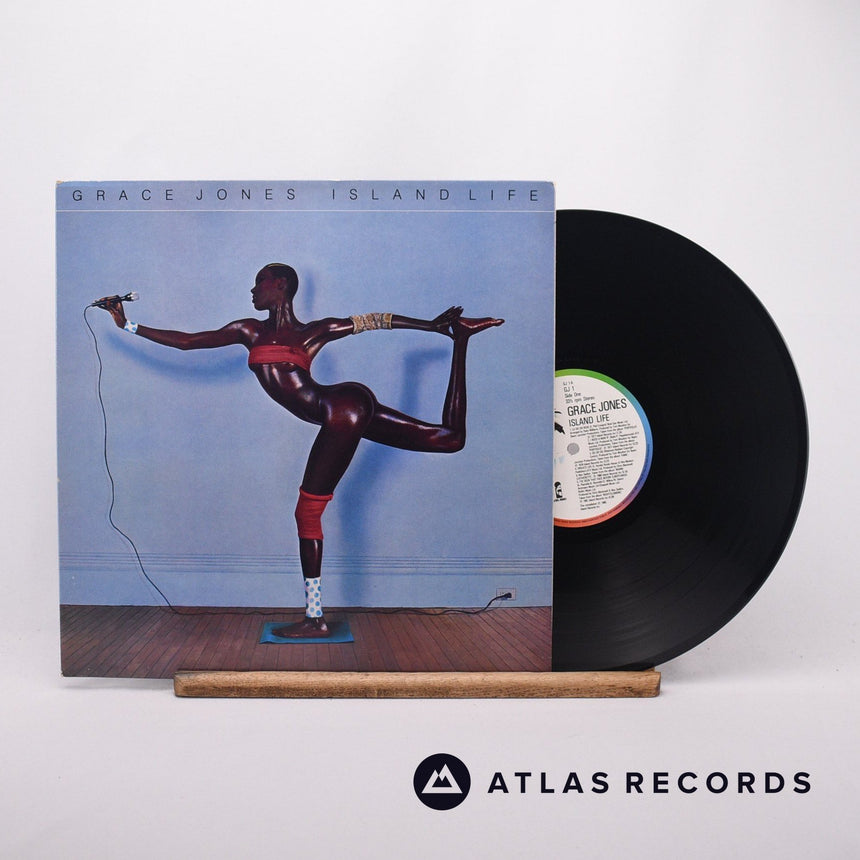 Grace Jones Island Life LP Vinyl Record - Front Cover & Record