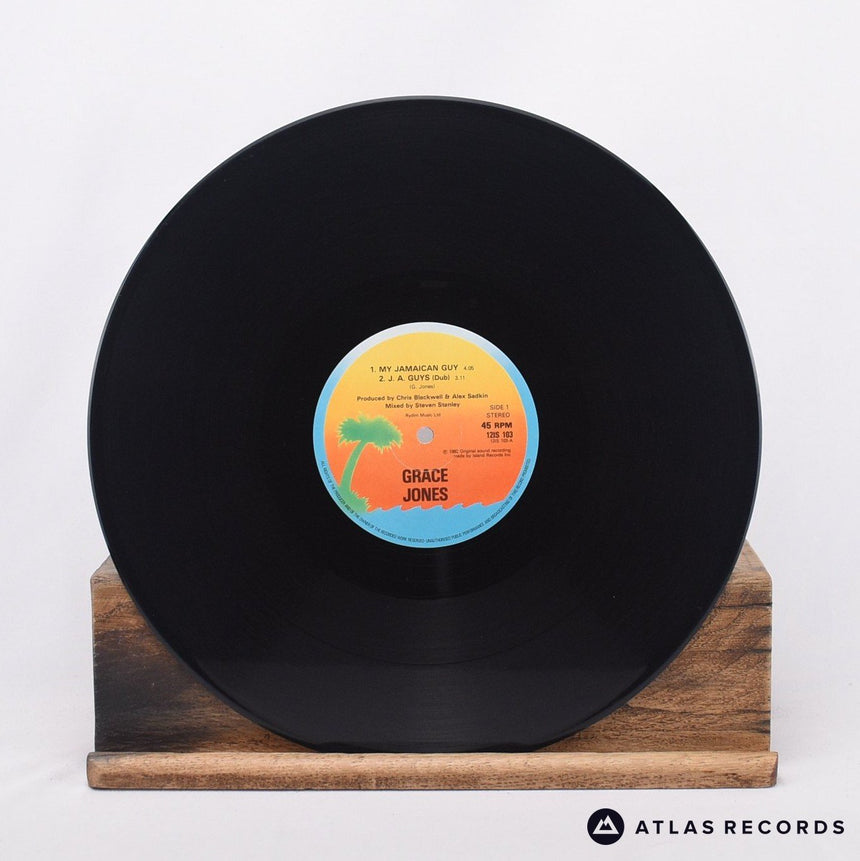 Grace Jones - My Jamaican Guy / J.A. Guys (Dub) - 12" Vinyl Record - VG+/VG+