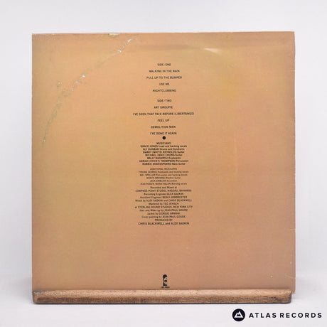 Grace Jones - Nightclubbing - LP Vinyl Record - VG+/EX