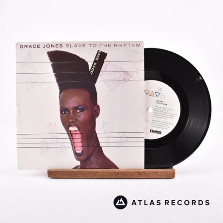 Grace Jones Slave To The Rhythm 7" Vinyl Record - Front Cover & Record