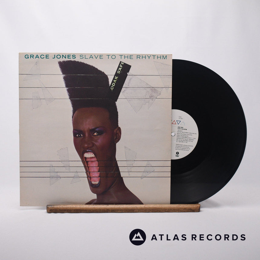 Grace Jones Slave To The Rhythm 12" Vinyl Record - Front Cover & Record