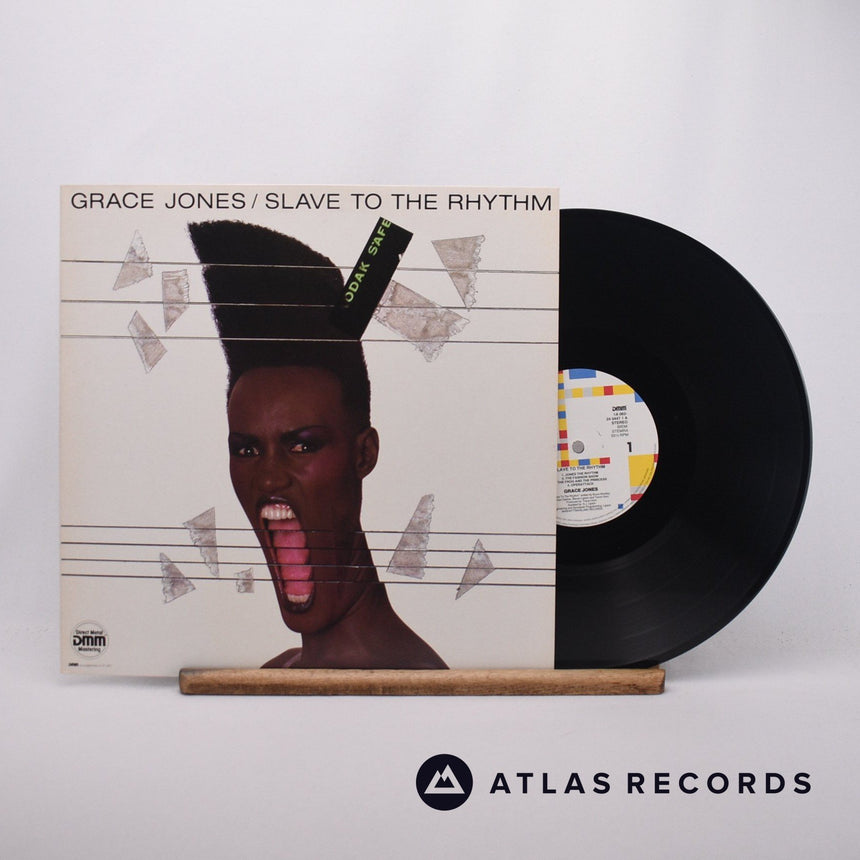 Grace Jones Slave To The Rhythm LP Vinyl Record - Front Cover & Record